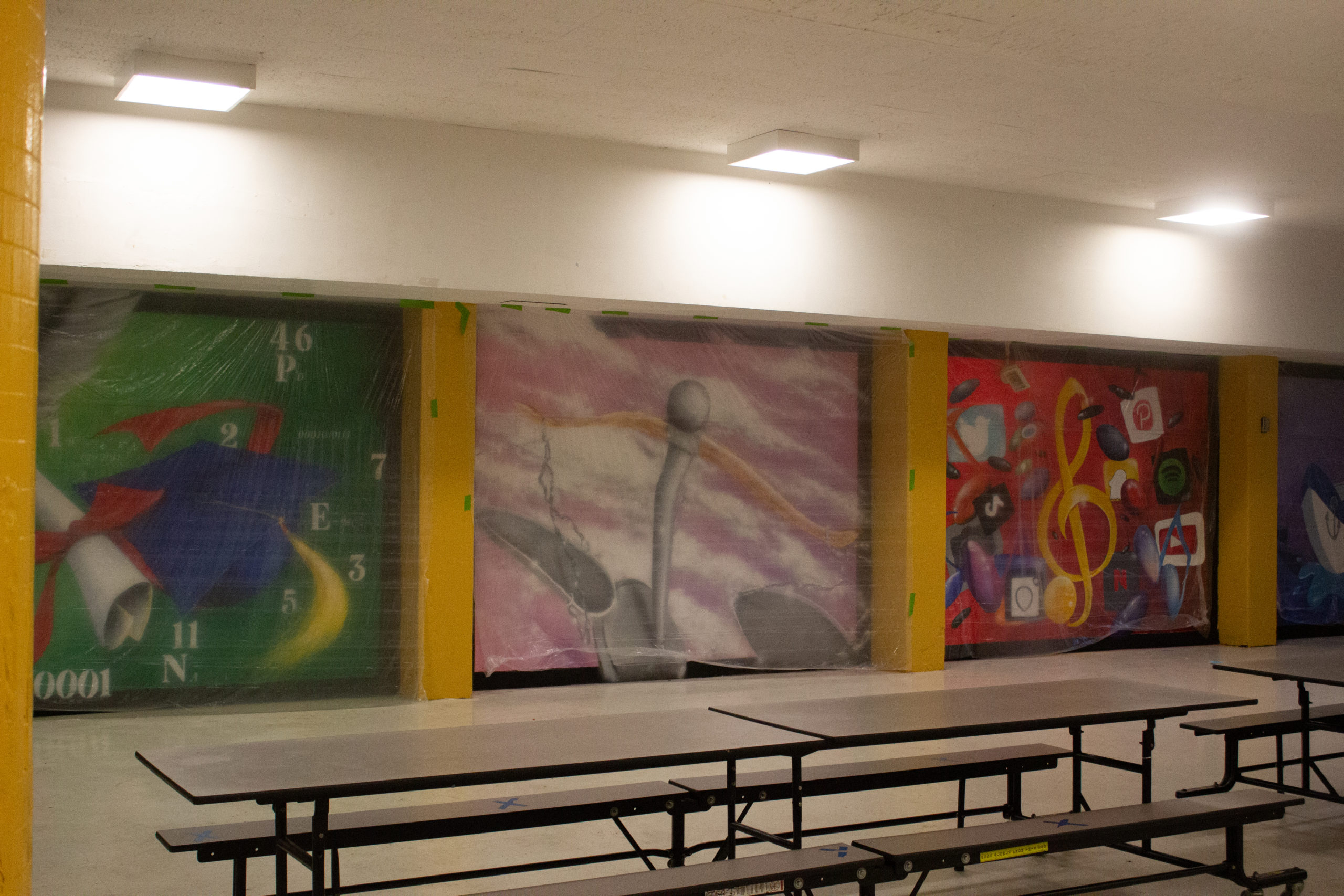 New murals at Fort Greene school