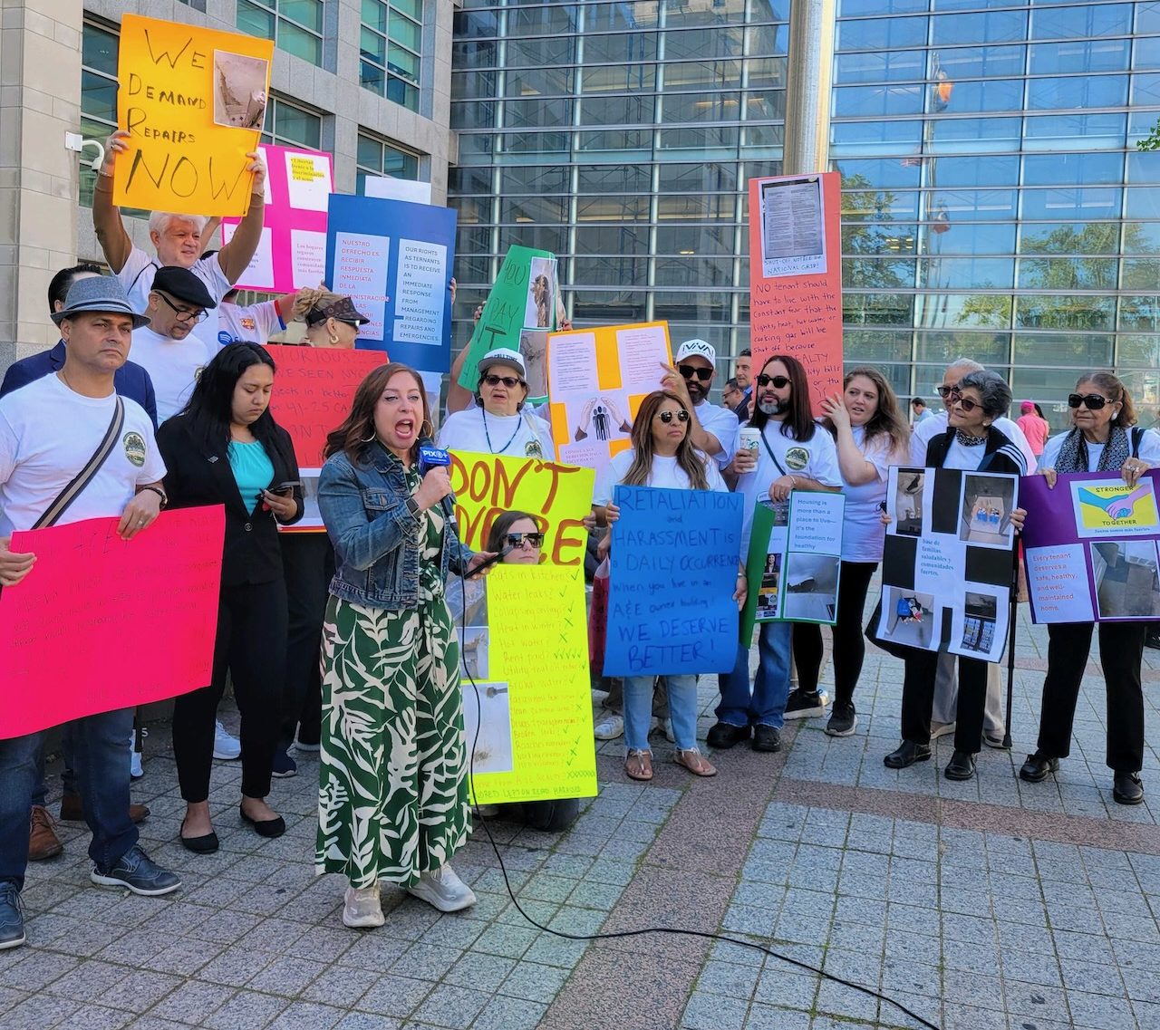 Elmhurst Tenants Rally Against A&E